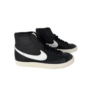 Nike Blazer Mid '77 Vintage Black White Mens Retro Basketball Shoes‎